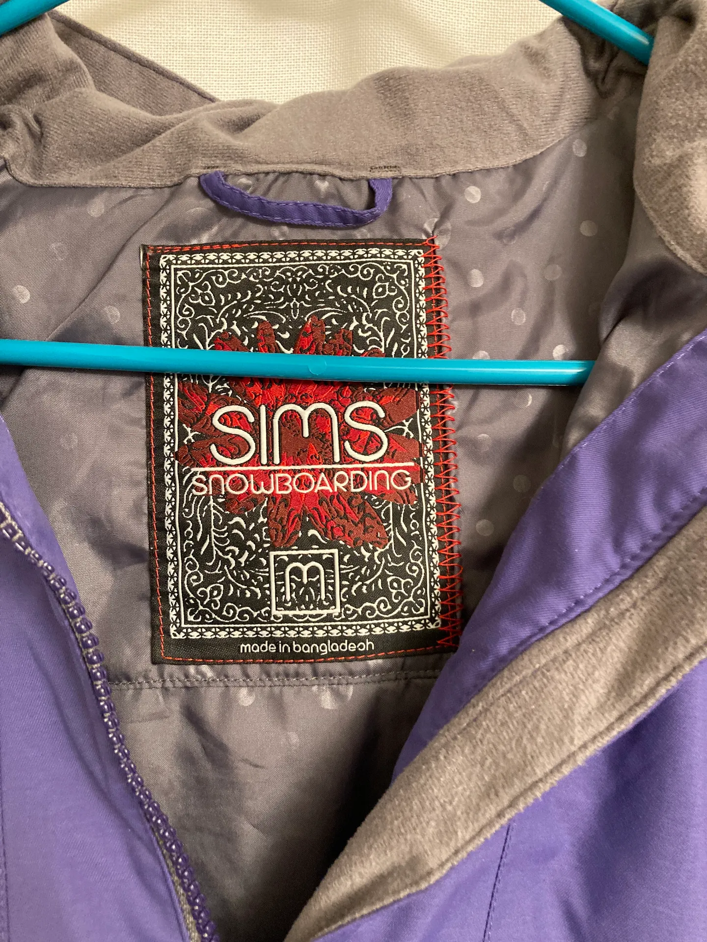 Rain Jacket Purple Size M - Image 4