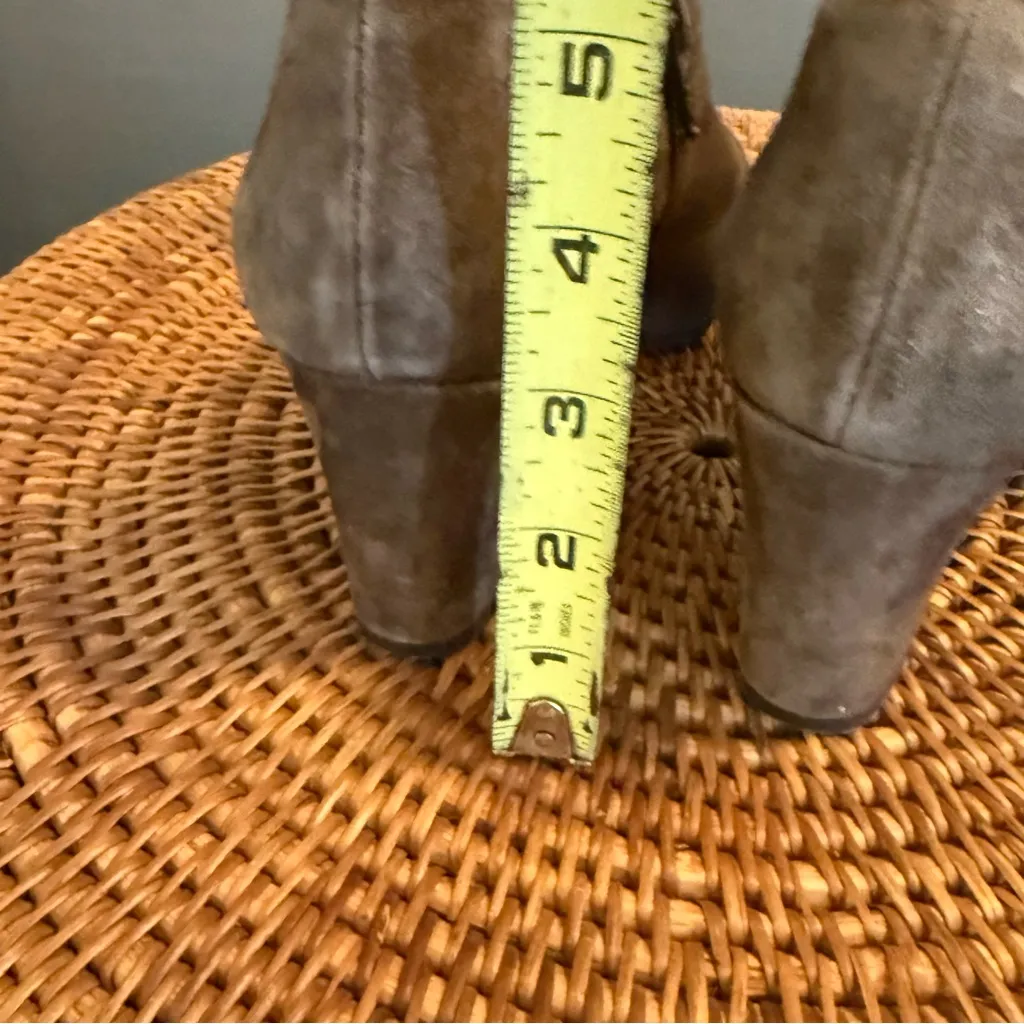 Clarks Brown Suede Women's Heeled Shoes - Image 6