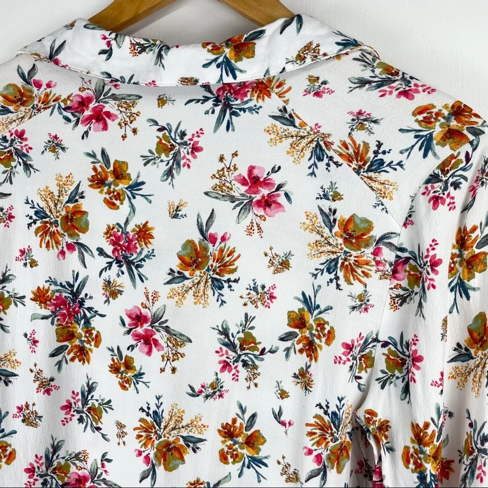 Zara White Floral Boho Top - Image 10