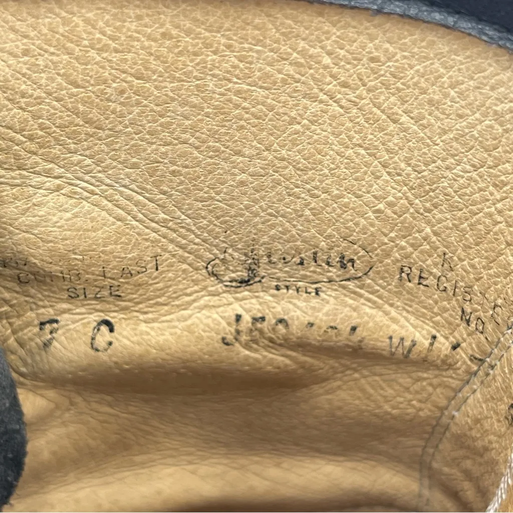 Vtg Justin Western Roper Kiltie Hiram Blue Womens Boots Lace Up Size 7C Fringe - Image 13