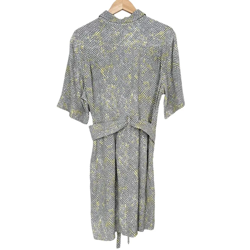 Equipment Femme Axelle Belted Shirt Dress Sz 10 - Image 5