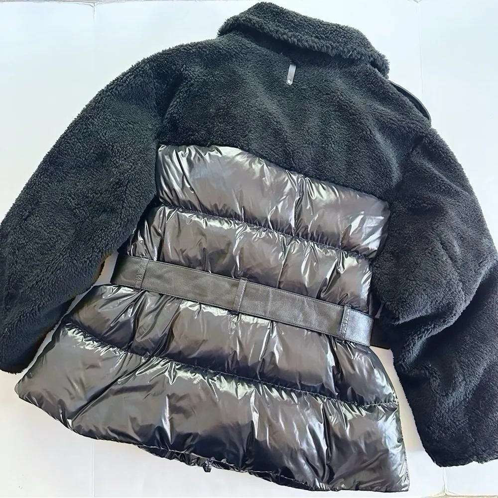 NEW Mackage Rune Moto Sherpa Down Puffer Jacket - Image 8