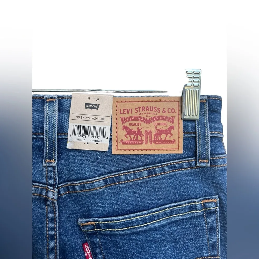 Levi’s 721‎ High Rise Skinny Distressed Women’s Jeans Size 00 Short. New! - Image 5