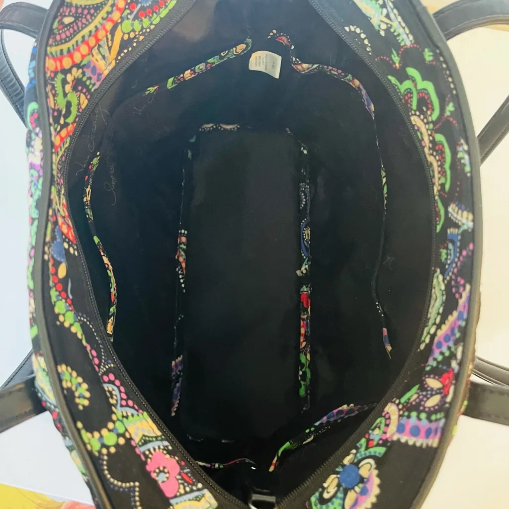 Trimmed Vera Bradley Kiev tote bag - Image 4