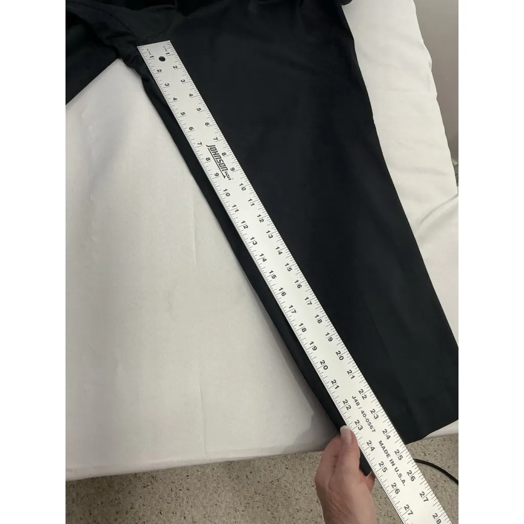 Womans Worthington Woman Stretch Casual Pants 20W Black Straight Wide Leg - Image 7