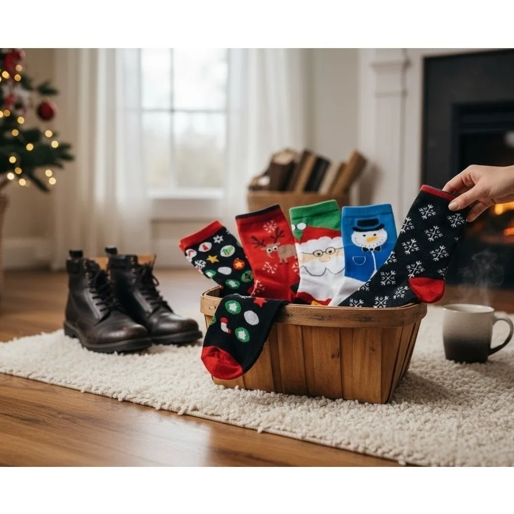 Calcetines Navideños Novedad Tallas 5.5 - Image 5