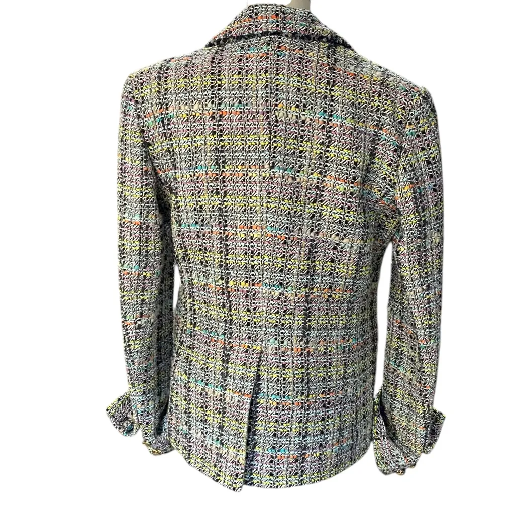 Generation Love Eliza double-breasted tweed blazer. size SMALL - Image 3