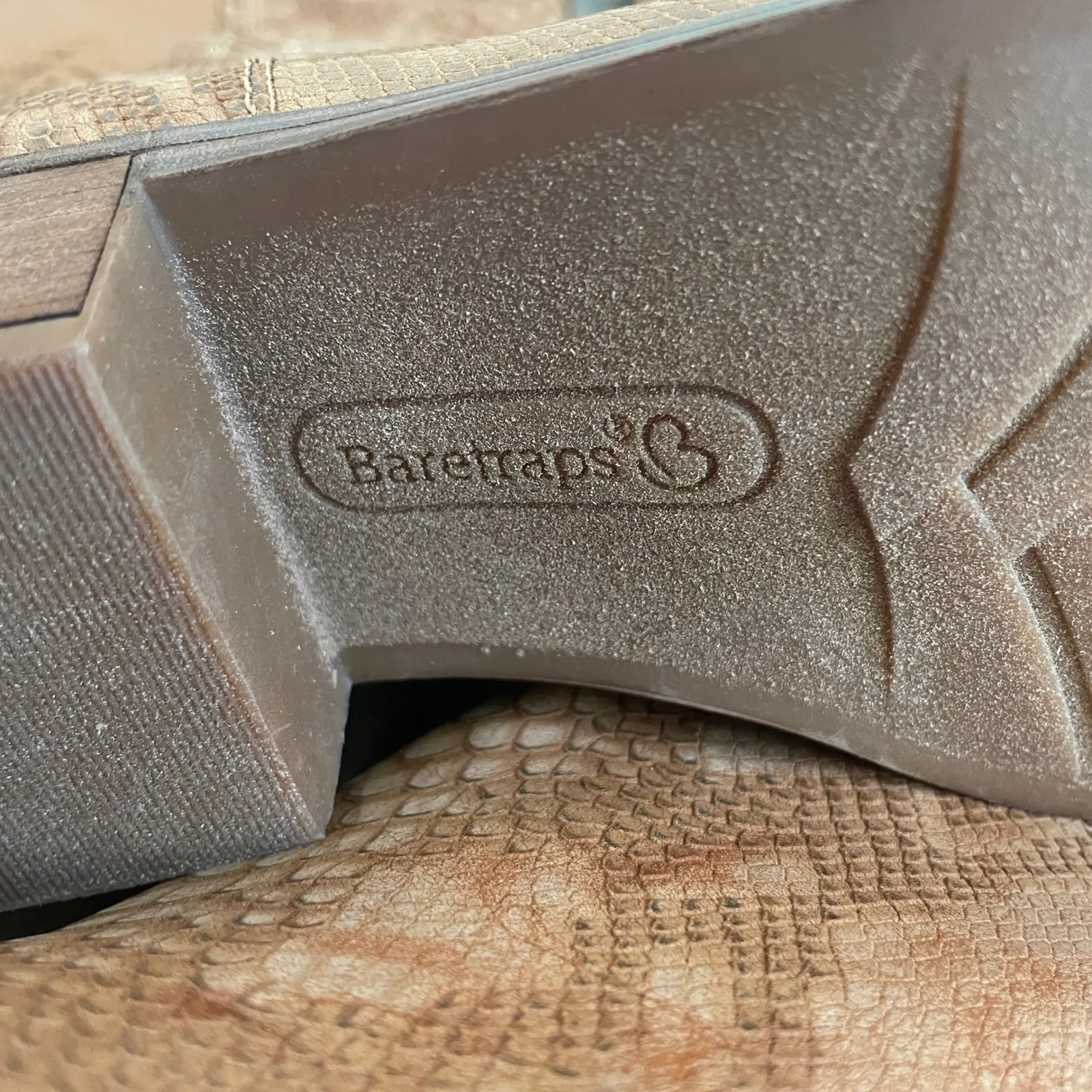 Baretraps Mallory Alligator Knee High Boots 6 Brown Boho‎ Western Comfort Shoes - Image 6