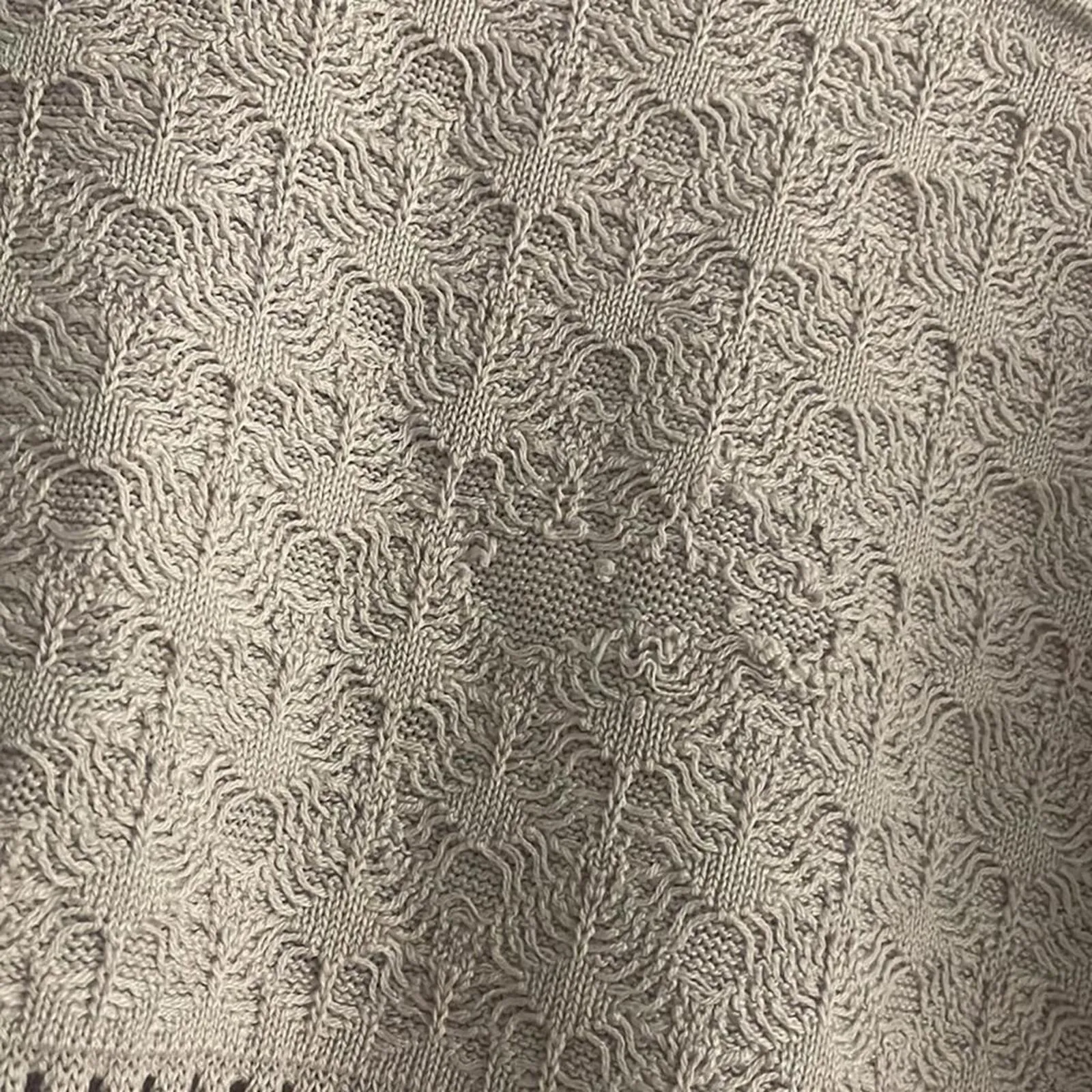 Derek Lam 10 Crosby Tan Silk Blend Cropped Sweater Neutral Minimal - Image 4