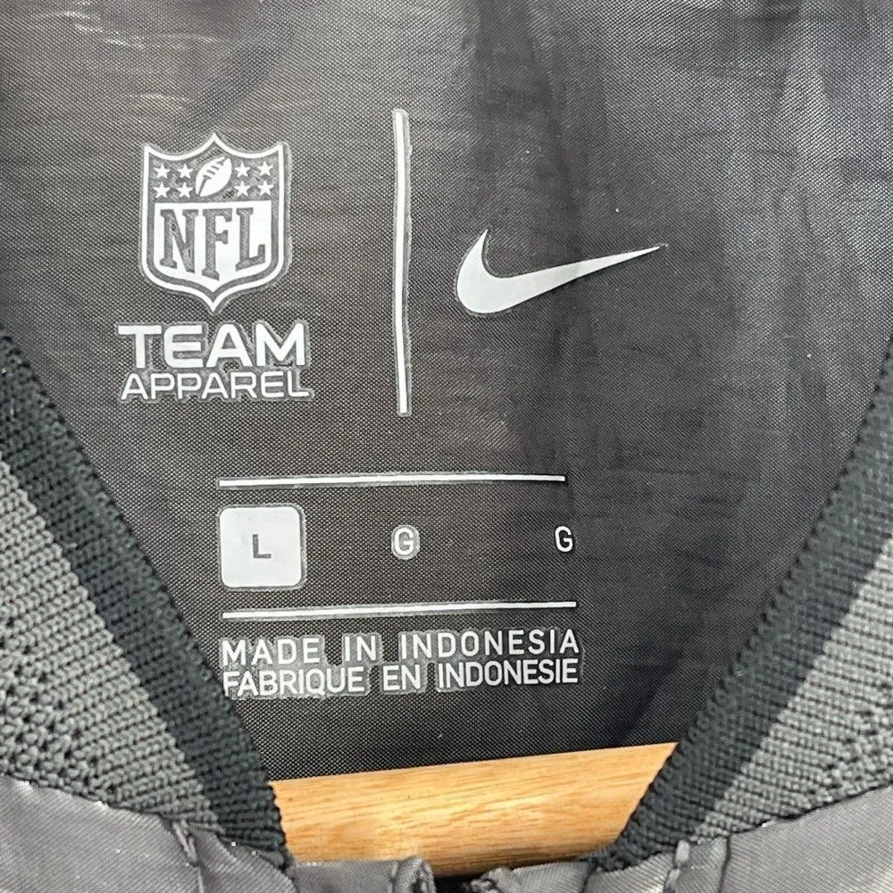 Nike Super Bowl LIIII Los Angeles Rams Media Night Bomber Jacket Coat Large - Image 7