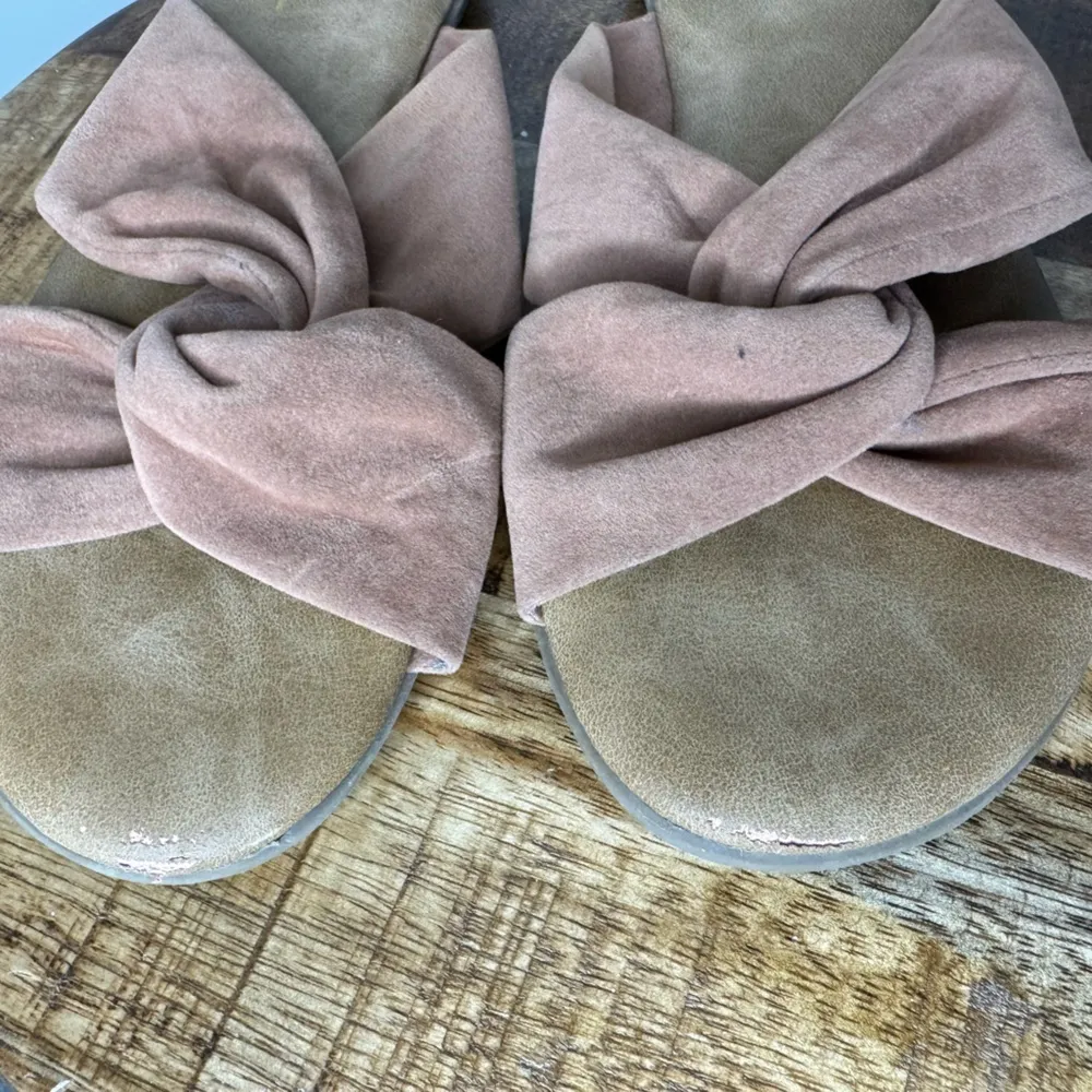Lulus Suede Knotted Sandal Slip on  Size 9 - Image 3