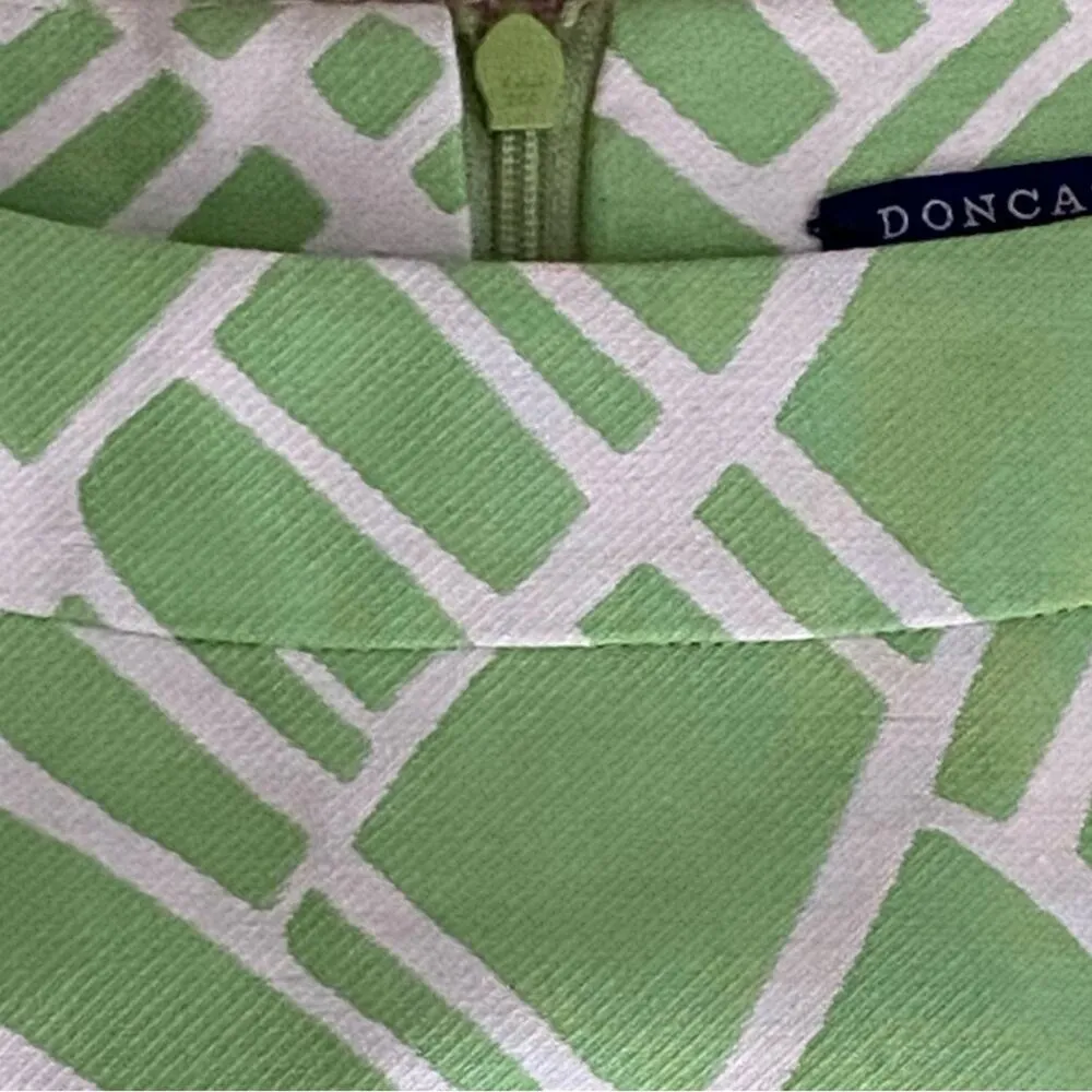 Vintage Doncaster 2P Dress Blazer Suit Set Silk RARE 60s Classic Preppy 2 Formal Green - Image 15