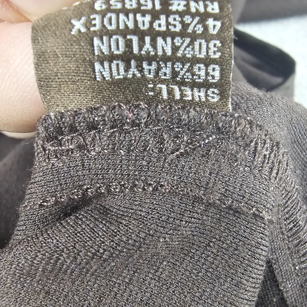 J. Mclaughlin Brown Straight Leg Knit Button Pull On Pants Womens Size 8 - Image 5