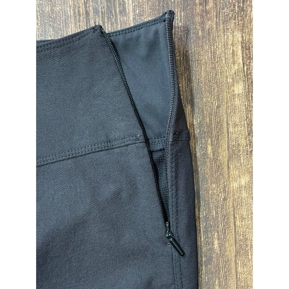 Athleta Wander Slim Ankle Pants Size 6 Black Travel Commute Work High Rise - Image 3