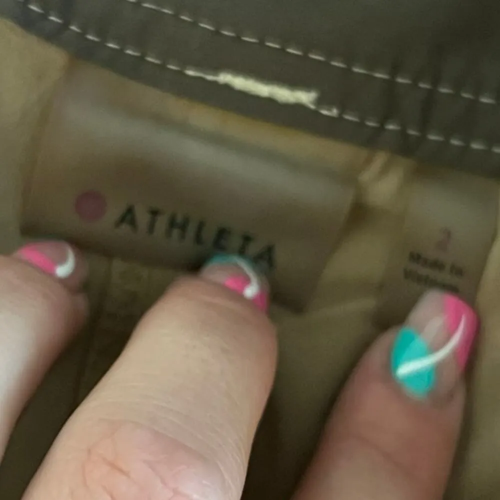 Athleta Whatever Skort Skirt Tan Flare Activewear Stretch Size 2 Style 39233 - Image 7