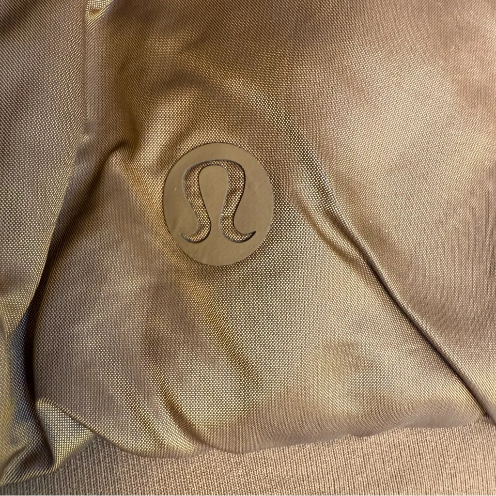 Lululemon (Size 10) Dark Gold Tan Reversible Bomber Jacket - Image 3