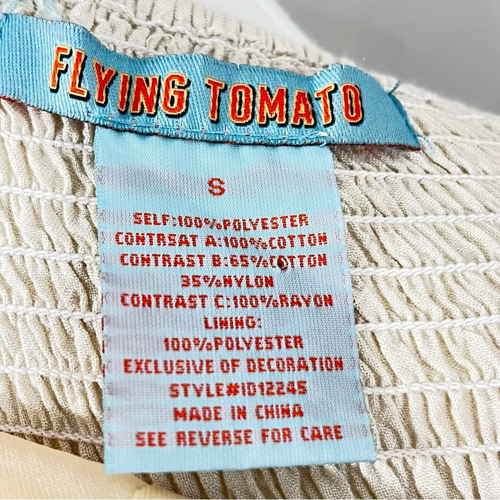 Flying Tomato Sleeveless Boho Patterned Maxi Dress Size Small - Image 6