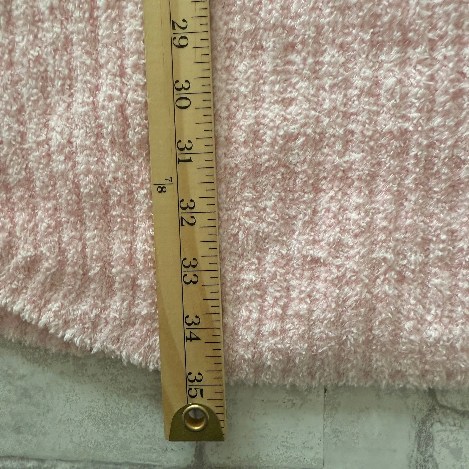 Softies Ultra Soft Marshmallow Slouch Turtleneck Lounger Chenille Sweater S/M Pink Size undefined - Image 10