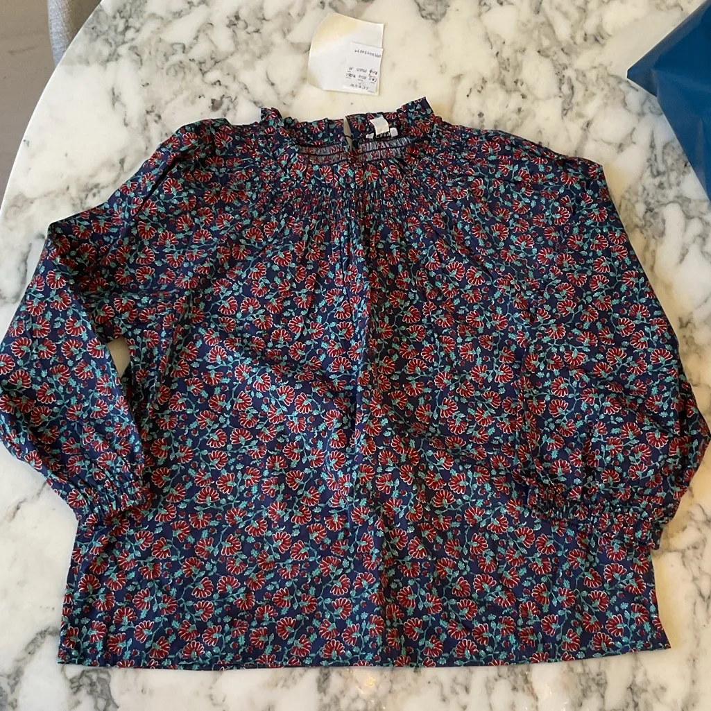 NWT J. Crew Factory Floral Smocked - Image 5