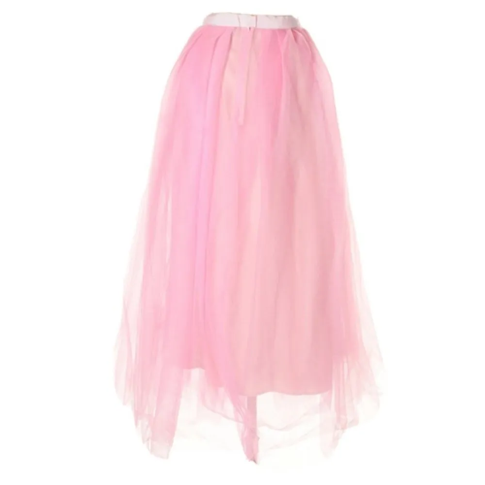 NWT J.Crew Tulle Ball Skirt in Neon Orchid Pink Pleated Ribbon Belt A-line 6 - Image 2