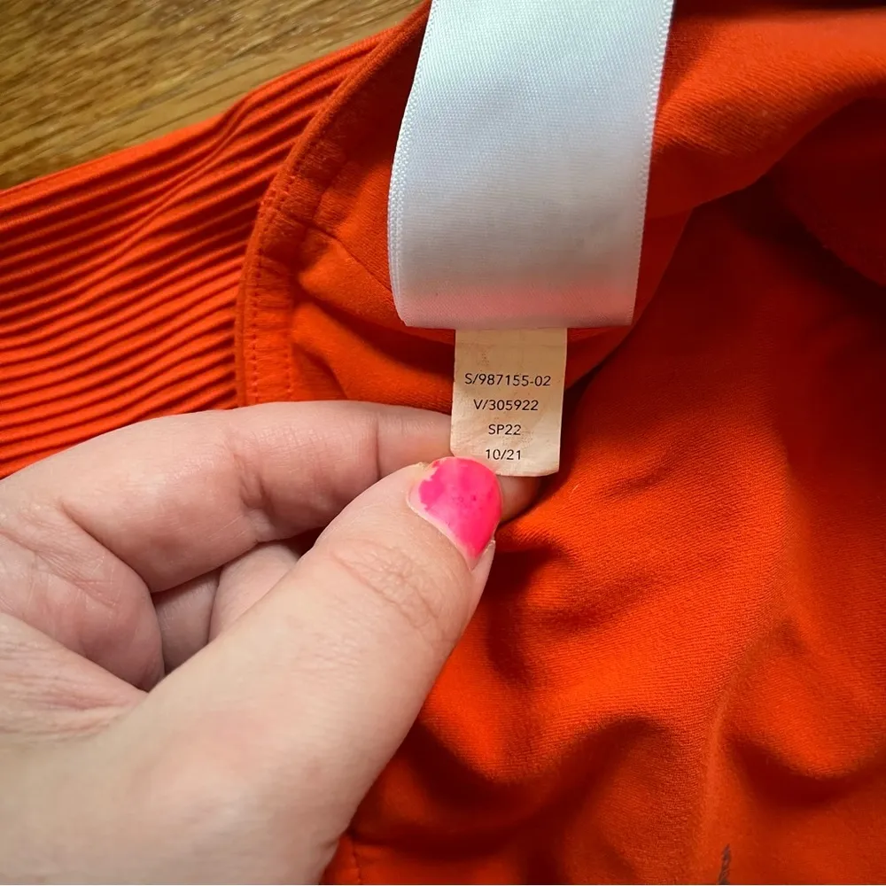 Elation Crossover Rib 7/8 Tight in Flame Orange Size small - Image 6