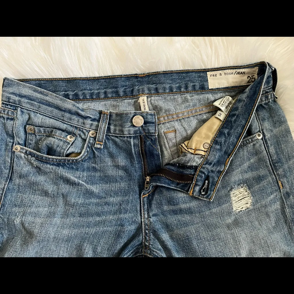 Rag and Bone  Boyfriend Jeans-25 - Image 5
