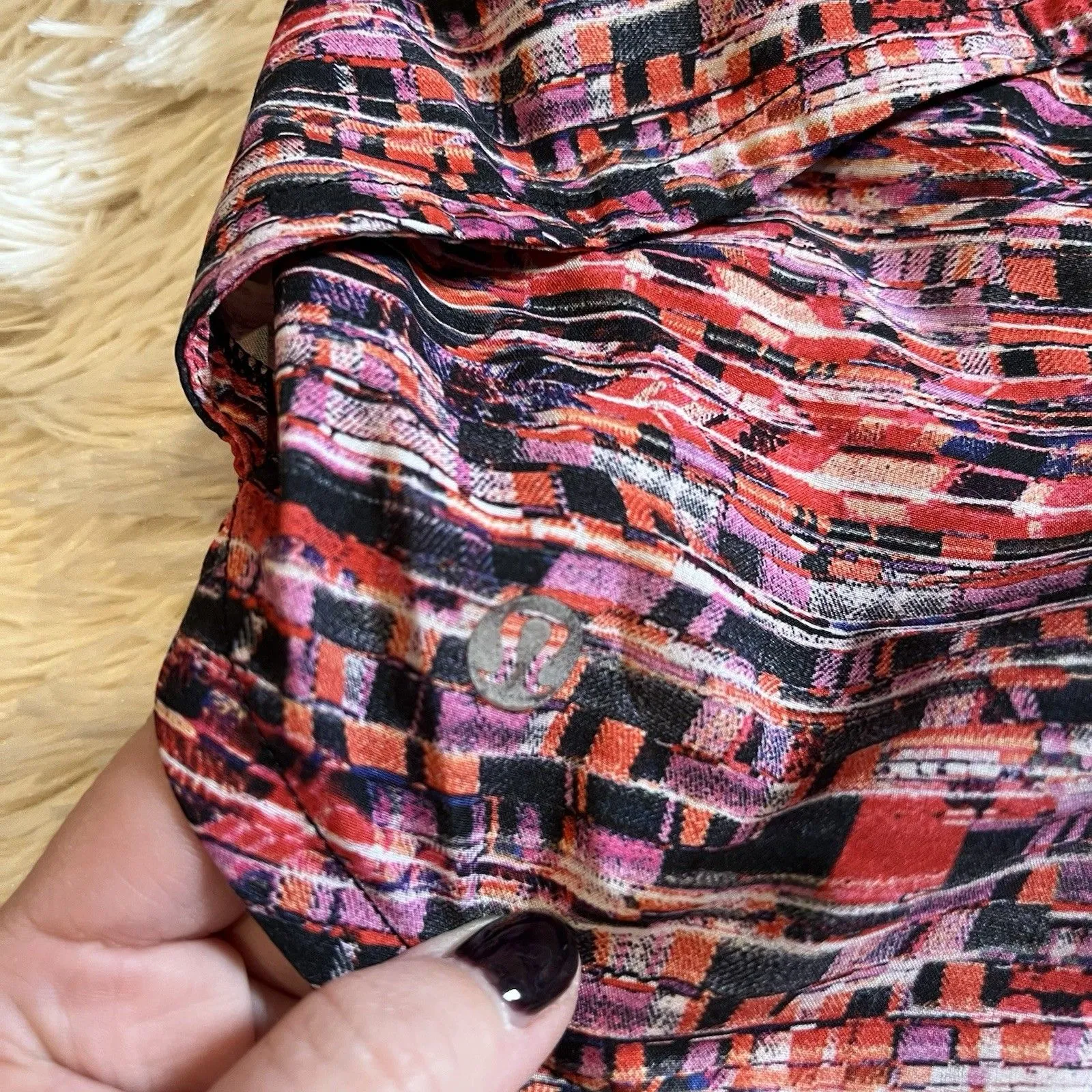 Lululemon Speed Up Shorts Women’s 6 Black Multi Low Rise 2.5” Lined Running - Image 12