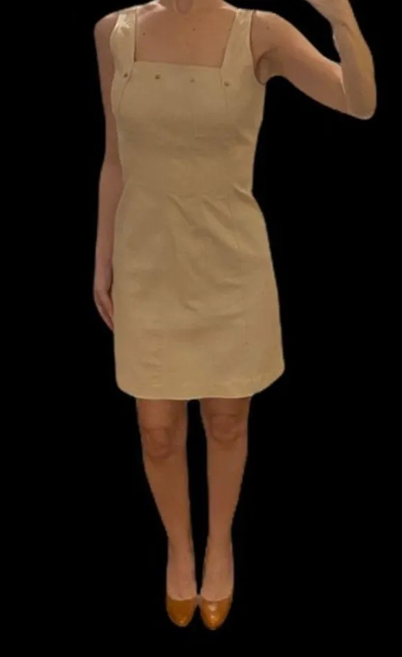 BCBG‎ Jeans Beige Dress​ Size 2 - Image 3