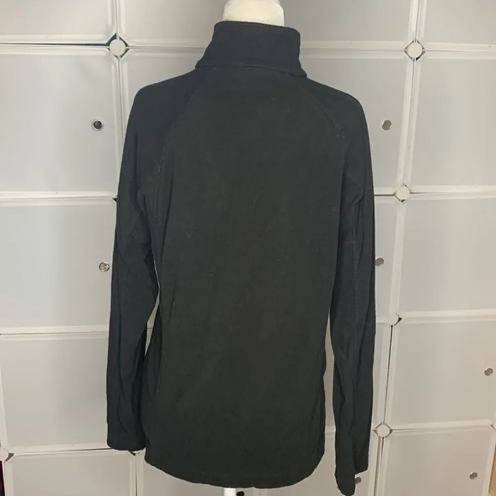 Black Diamond Black Full Zip Fleece Jacket Size Medium - Image 2