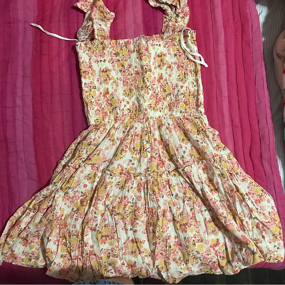 NWT Aerie Flirty Shoulder Summer Mini Dress - Image 4