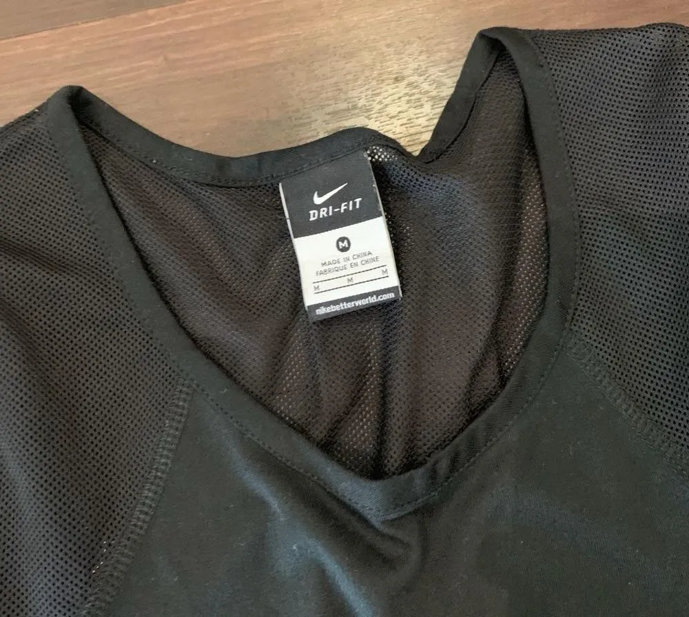 Nike Black Workout Top  - Image 5