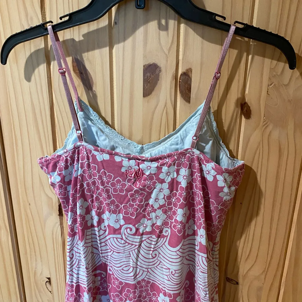 Roxy Pink and White Floral Dress - Image 5