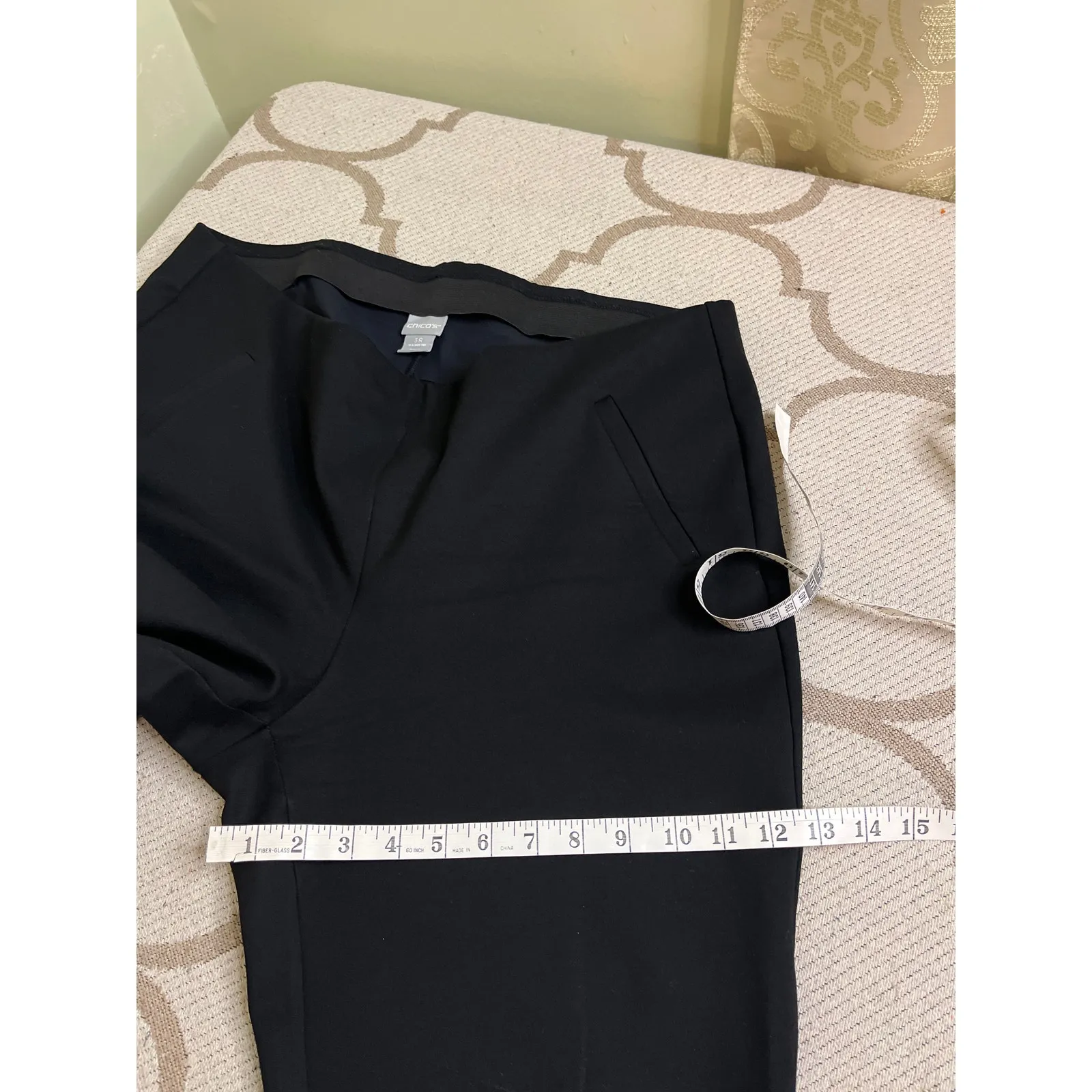 Chico’s Black SO Slimming 360 Juliet Full Length Ponte Knit Slim Pants, Size 16 - Image 7