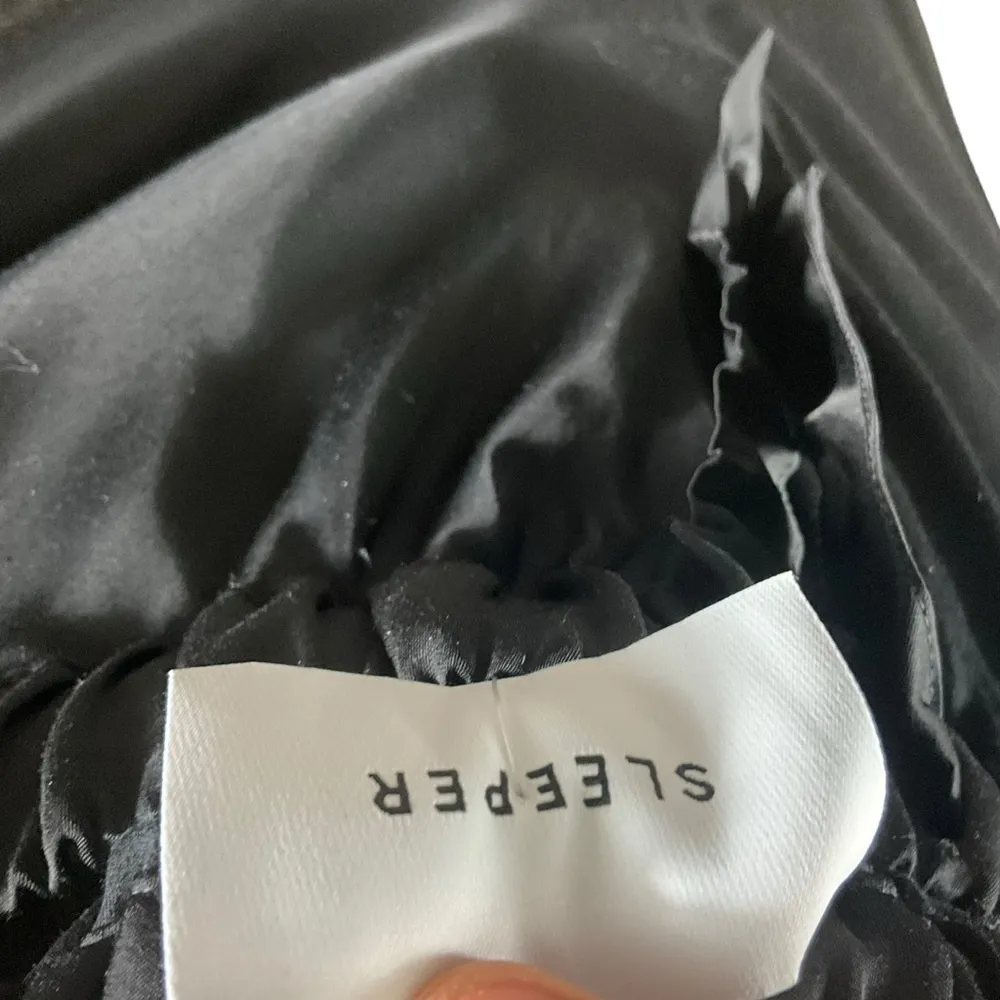 Sleeper Boudoir Feather Trim Flare Trousers NWT - Image 9