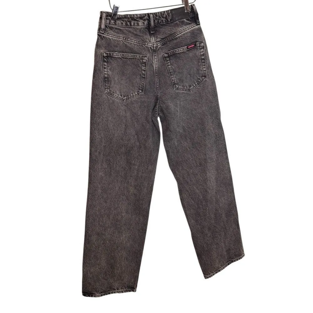 Superdry Vintage Wide Jean Lenox Grey 26/30 NWT - Image 4