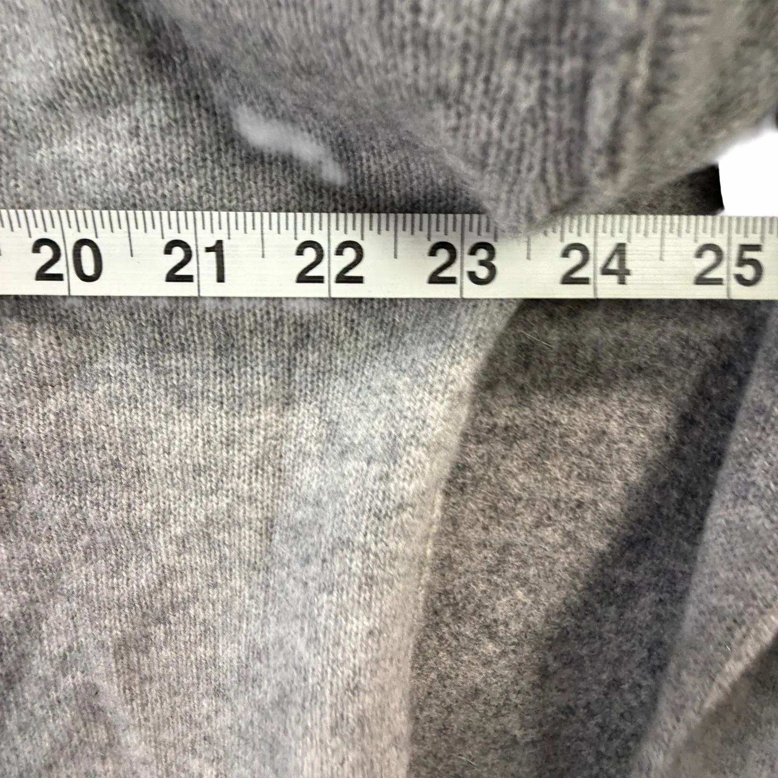 Rails Dakota Hooded Knit Sweater Women L Heather Grey Lace Up Cashmere Cozy Soft - Image 9