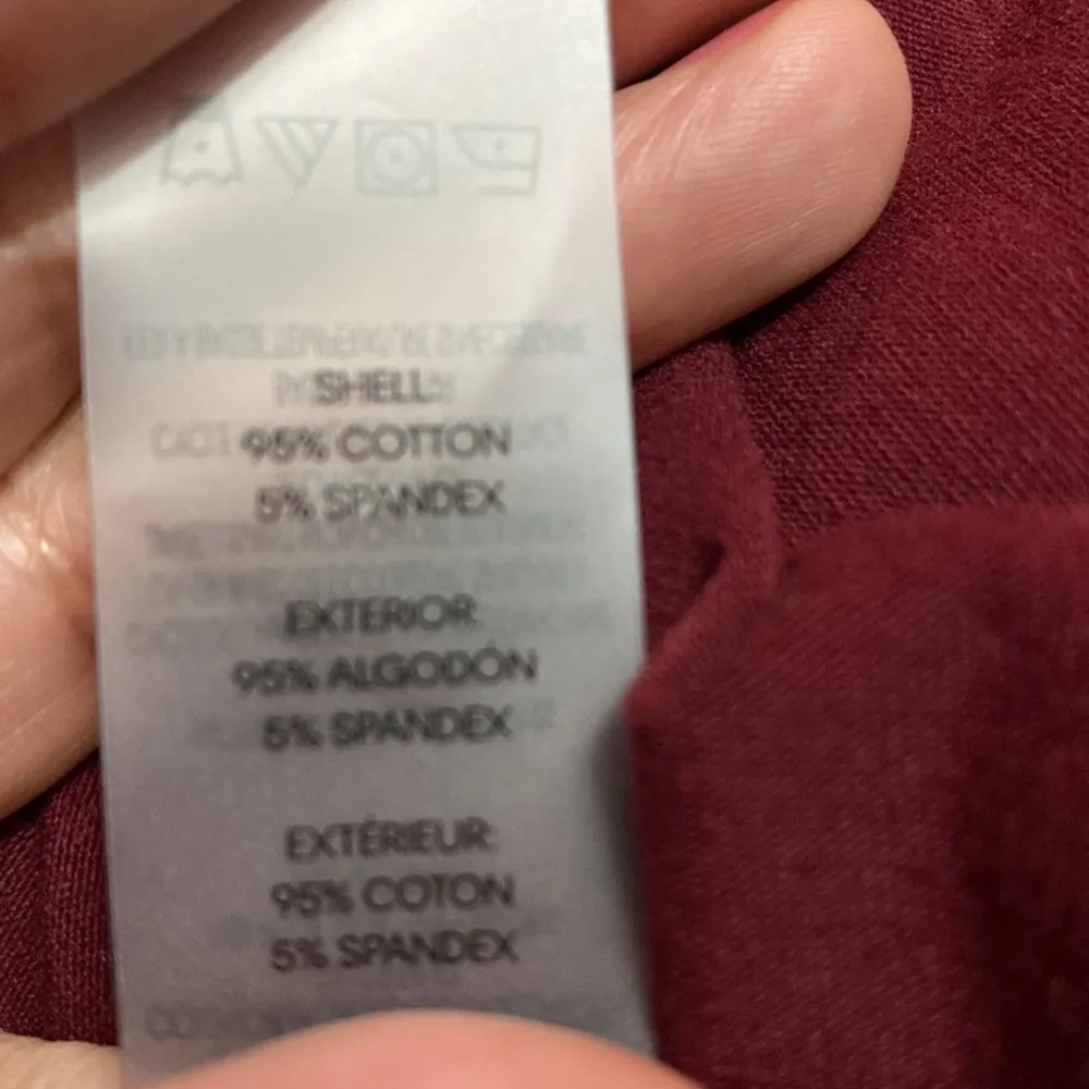 Calvin Klein womens burgundy dress size L - Image 9