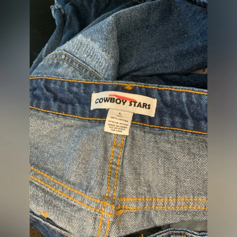 #34 NWOT Cowboy Stars Jorts Large - Image 4