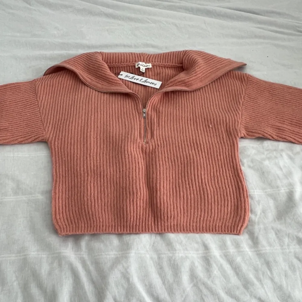 for love & lemons quarter zip knit sweater - Image 4