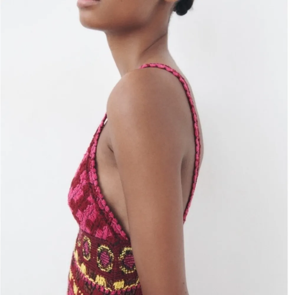 ZARA*RARE*BLOGGER FAVE Knit V Neck Dress Size S - Image 4