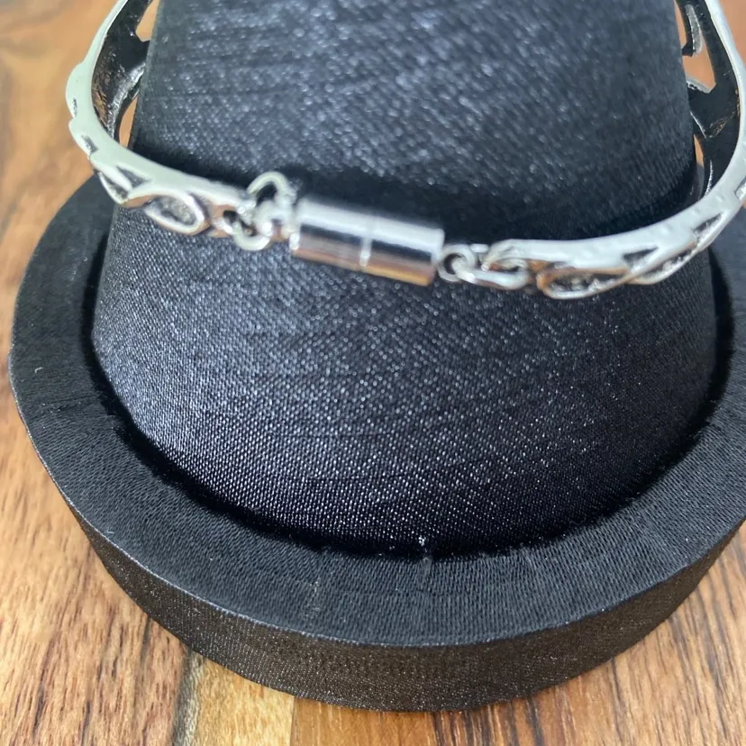 Snap Button Jewelry with Harley Button Bracelet Silver - Image 3