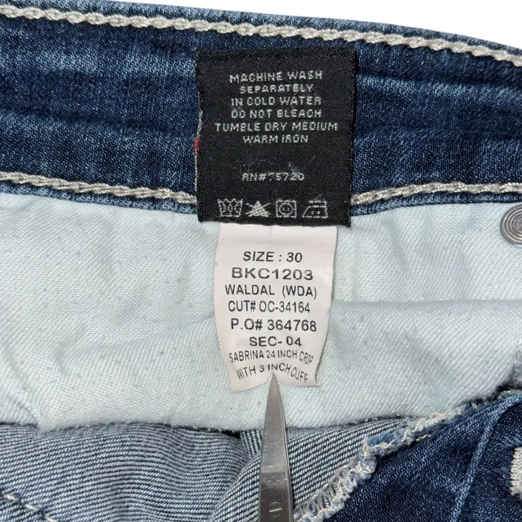 Buckle BKE Sabrina Low Rise Straight Leg Jeans Women’s 30 x 28 Whiskered Y2K - Image 8