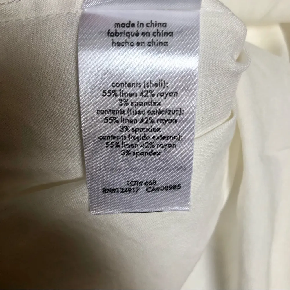 NWT WeWoreWhat Halter Shell Chain Midi Dress Linen White CutOut Beach Pool sz M - Image 14