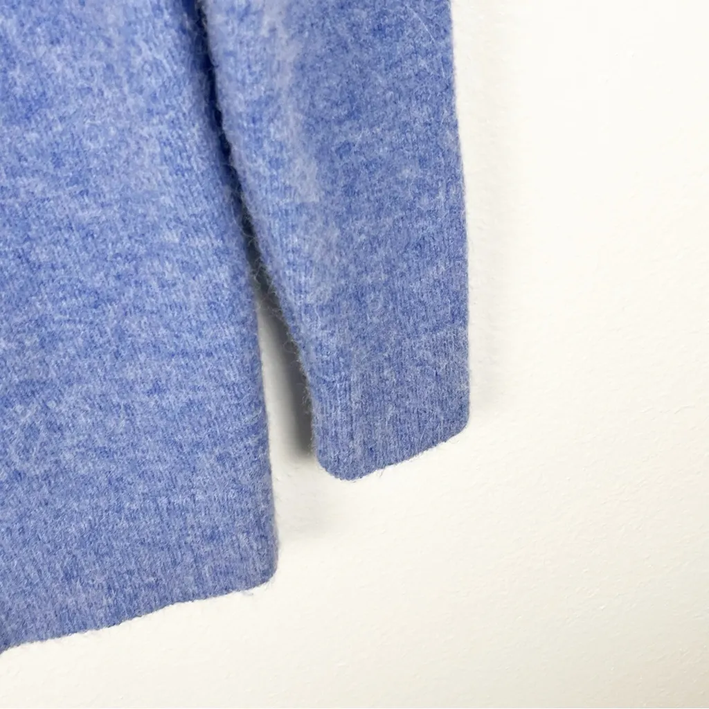 MAGASCHONI Alpaca Wool Blend V-Neck Long Sleeves Tunic Sweater, Size Small - Image 6