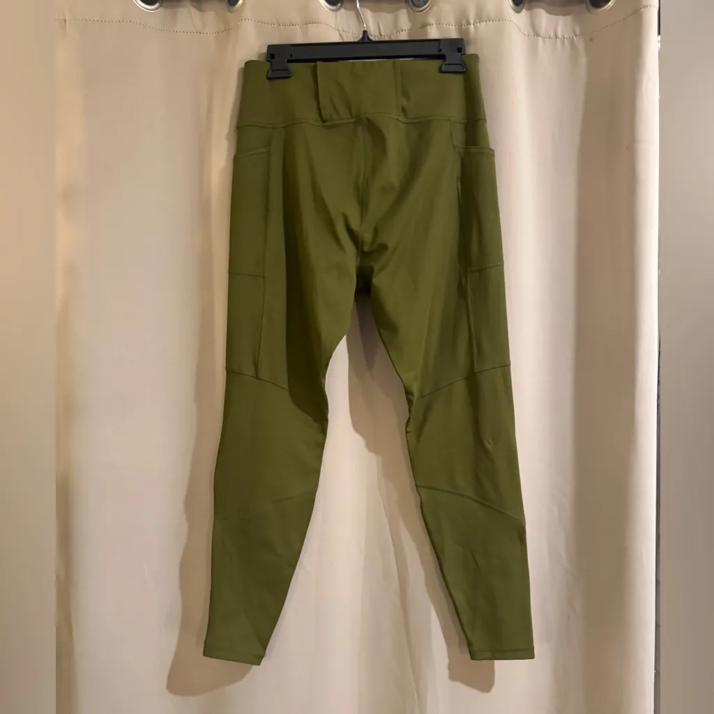 Duluth Trading Co Olive Green Leggings Size M - Image 3