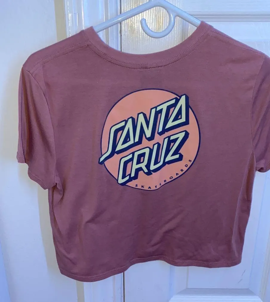 Santa Cruz Cropped Tee Shirt - Image 2