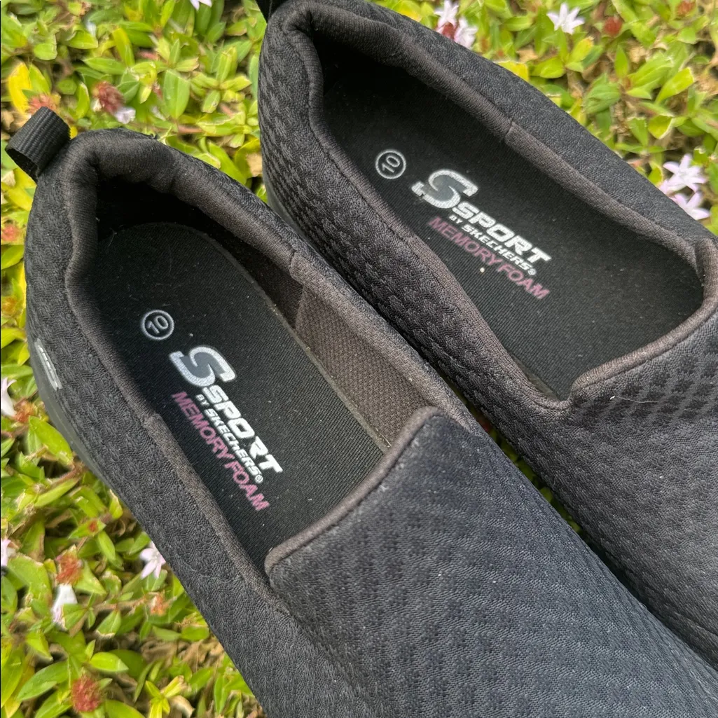 Skechers GOwalk Joy black walking comfort shoes size 10 slip on - Image 4