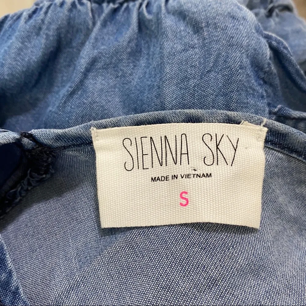 Sienna Sky Soft Denim Romper Jumpsuit - Image 8
