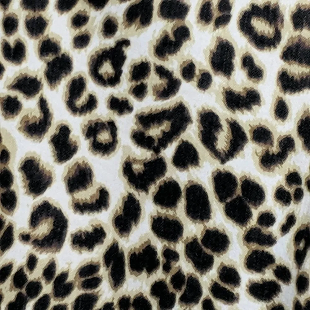 Frame Ali Leopard High Rise Cigarette Jeans Skinny Crop Animal Print 28 New/Flaw - Image 3