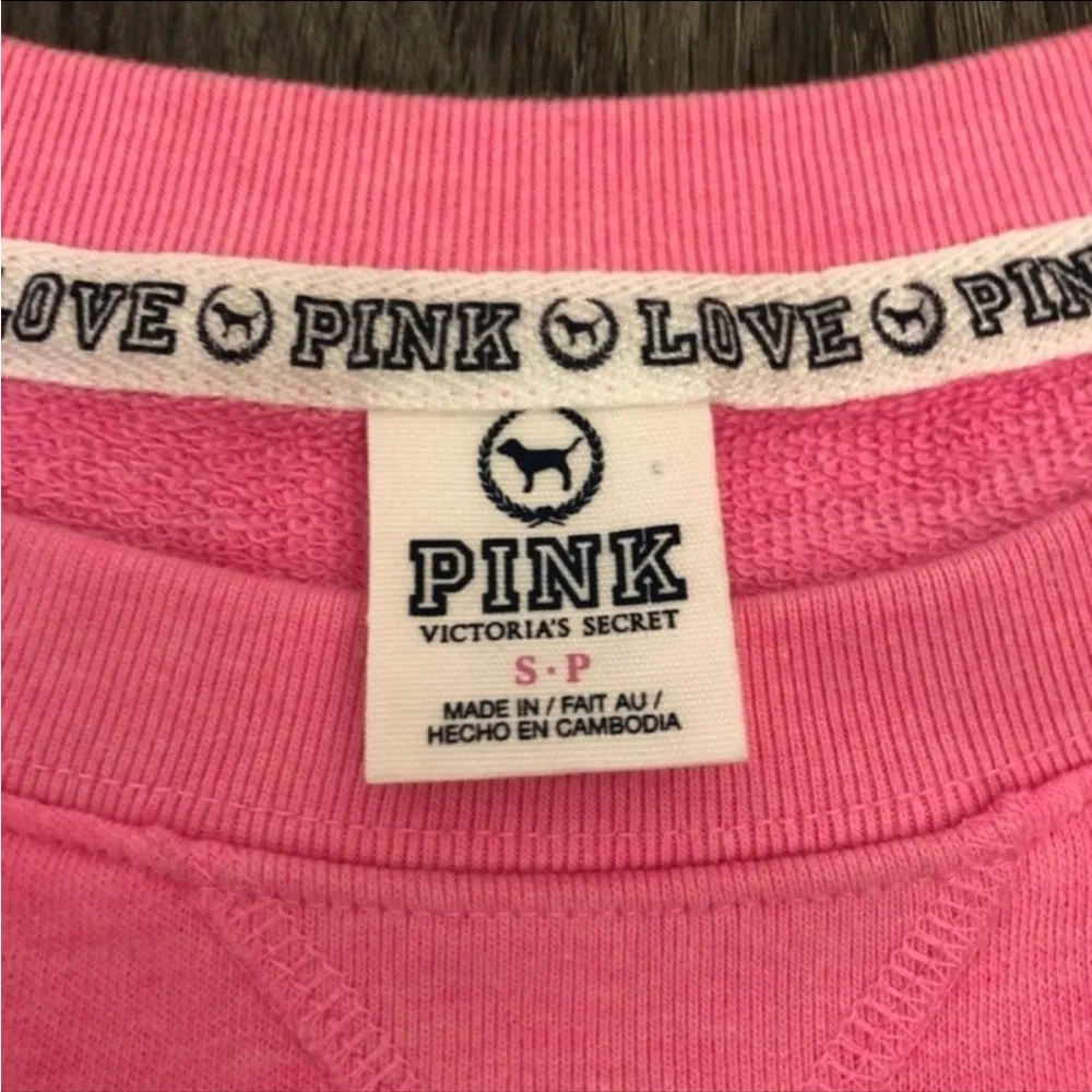 Victoria’s Secret PINK Crop Top Sweatshirt - Image 4
